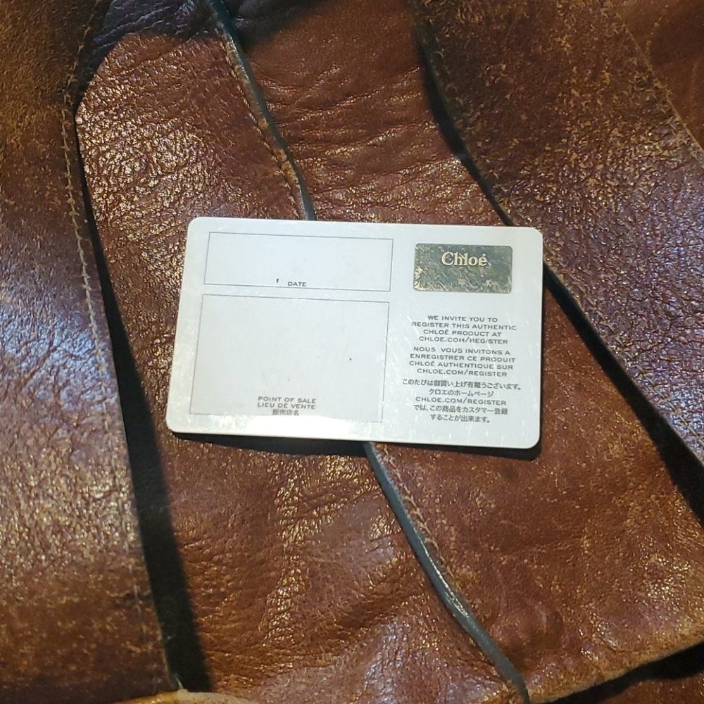 Chloe brown shoulder bag - Picture 6 of 15